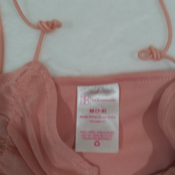 No Boundaries Juniors' Ruched Mesh Tank Top - Picture 5 of 5